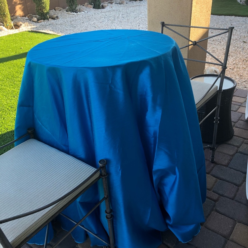 Beautiful turquoise10x10Tablecloth